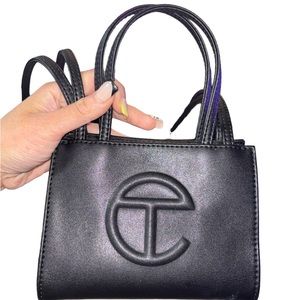 Black Telfar Small Shopping Bag